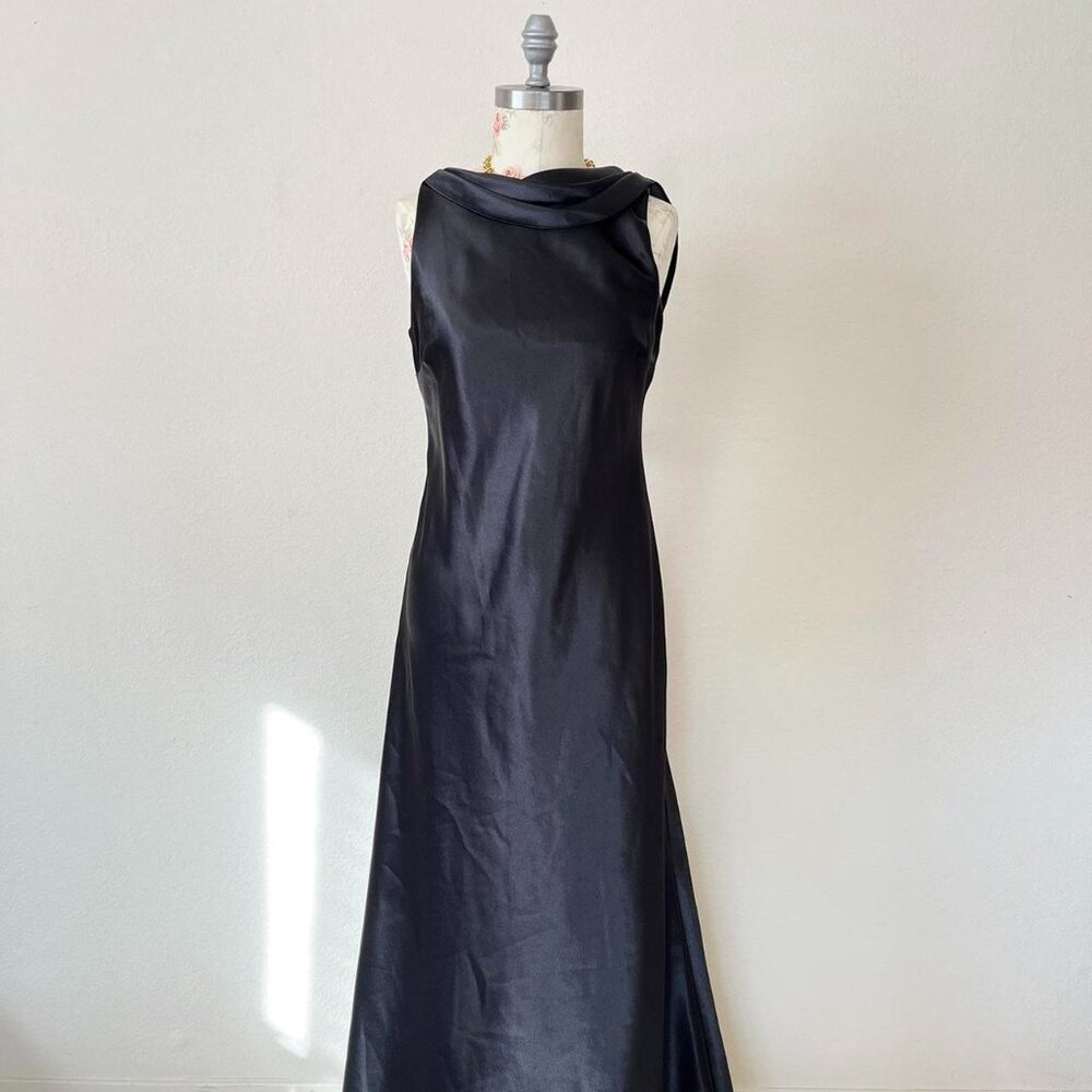 Jr nites black‎ vintage whimsigoth prom dress womens size 6